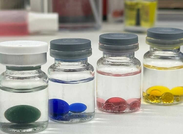 microencapsulated bubble oil